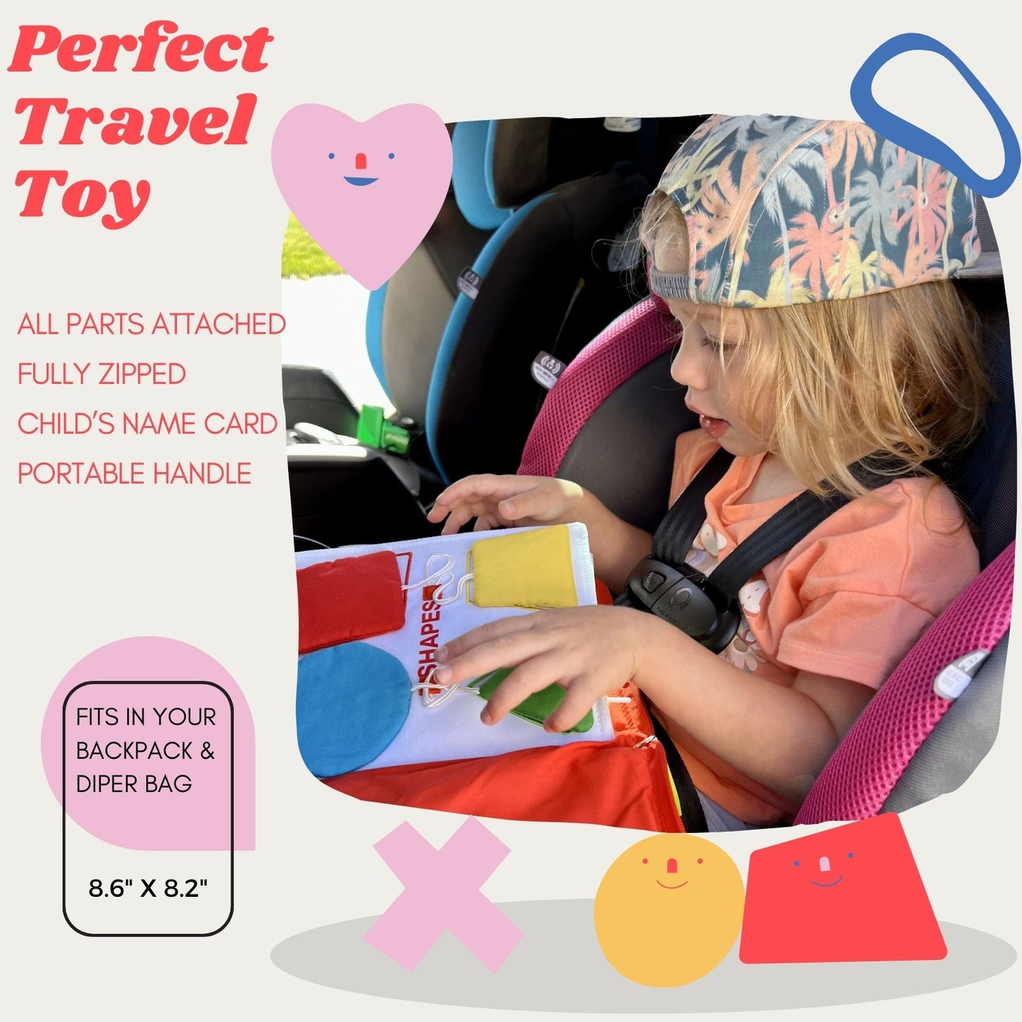 My Quiet Book for Toddlers [Orange & Blue]