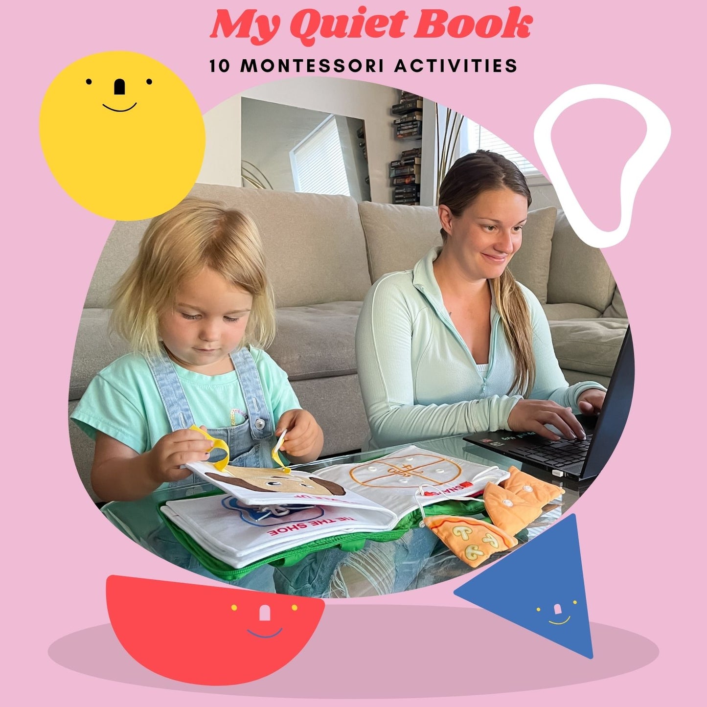 My Quiet Book for Toddlers [Orange & Blue]