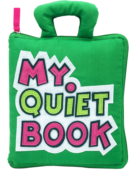 My Quiet Book for Toddlers [Green & Pink]