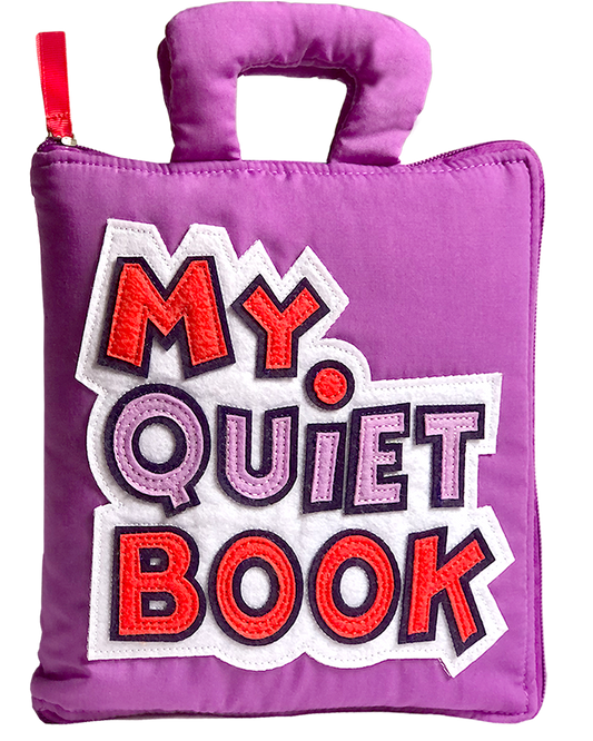 My Quiet Book for Toddlers [Purple & Red]
